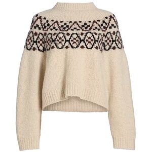 Nili Lotan - Chrissy Fair Isle - Cashmere & Silk Sweater - NWT Current Season
